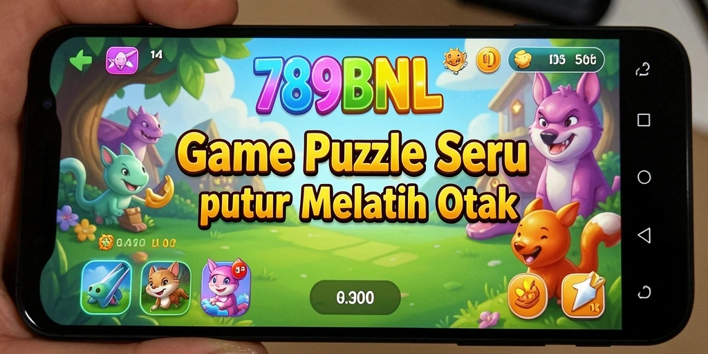 Tangkapan layar utama 789BNL menampilkan gameplay puzzle yang menantang.