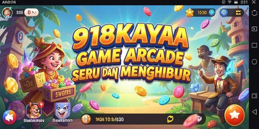 Screenshot 918KAYA menampilkan aksi gameplay yang mendebarkan di arena Arcade.