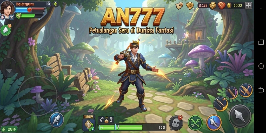 Screenshot gameplay AN777 menampilkan aksi petualangan yang mendebarkan.