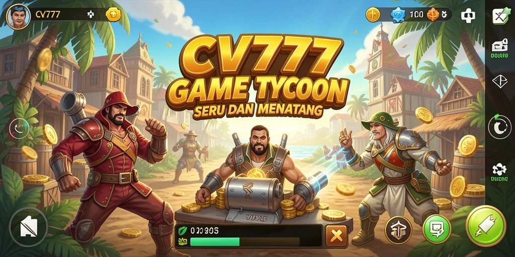 Tampilan gameplay <strong>CV777</strong> yang seru dan penuh strategi Tycoon.