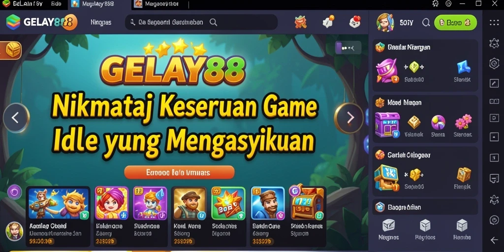 Tampilan gameplay <strong>GELAY88</strong> yang sederhana tetapi menarik.