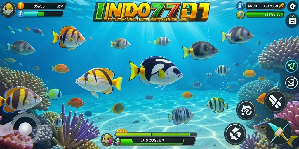 Screenshot utama menampilkan aksi seru Tembak Ikan dalam INDO777.