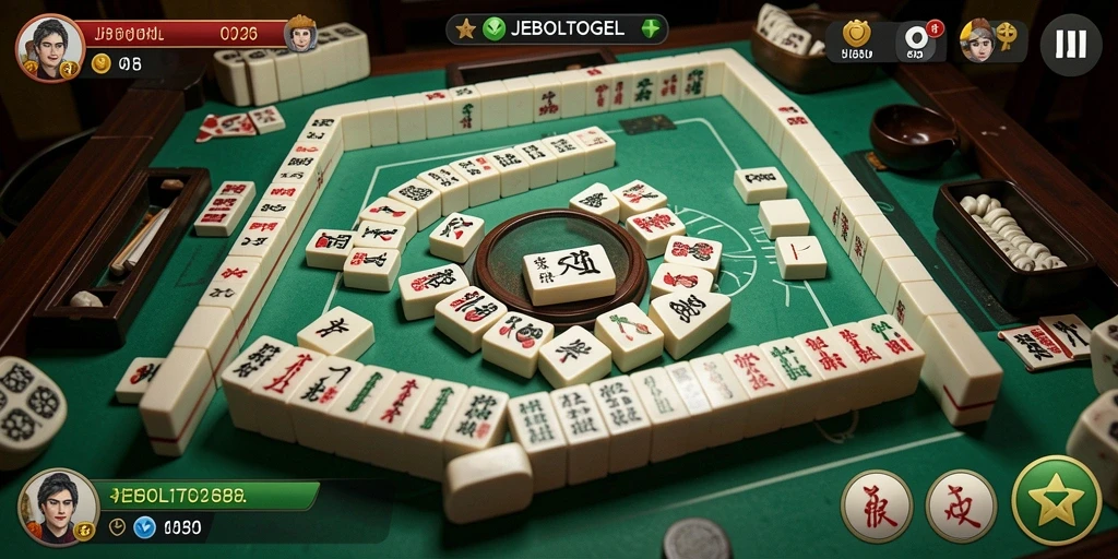 Gameplay menarik Mahjong di JEBOLTOGEL dengan level yang menantang.