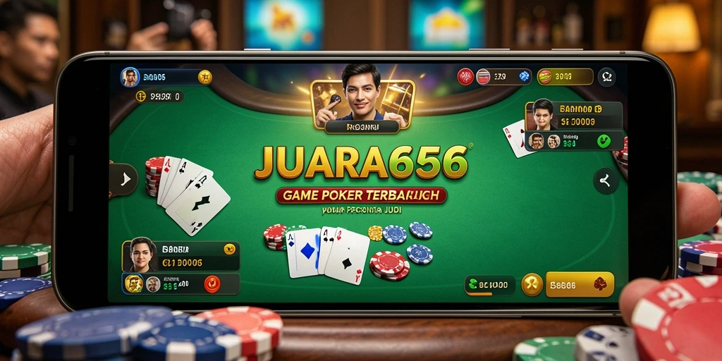 Tampilan gameplay seru di JUARA666 untuk penggemar Poker.