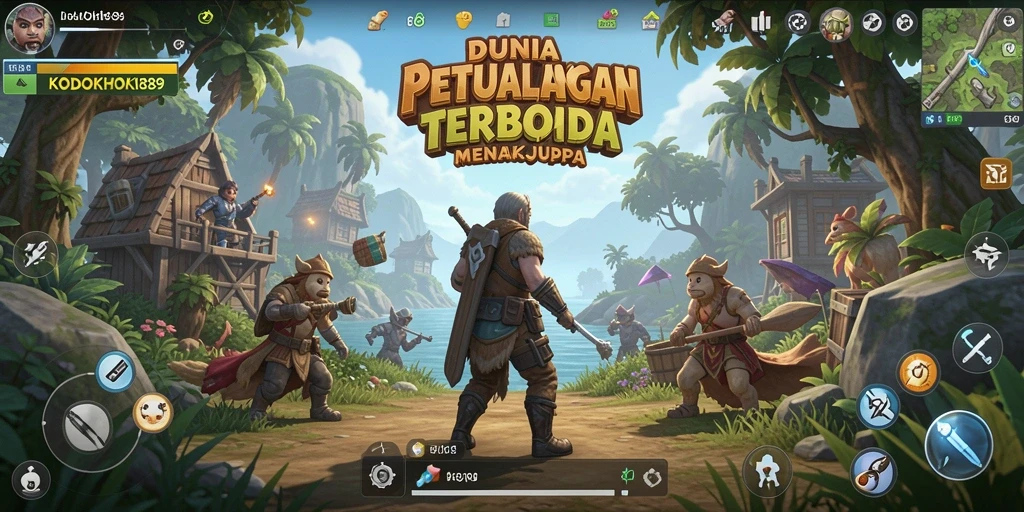 Gameplay seru dalam KODOKHOKI889 menampilkan petualangan Open World.
