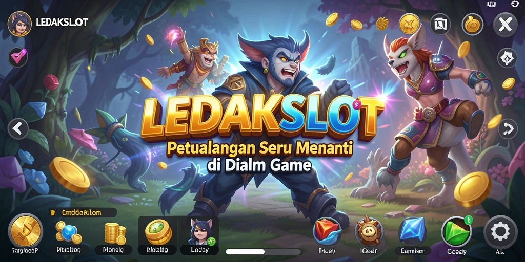 Tampilan gameplay seru dalam petualangan LEDAKSLOT.