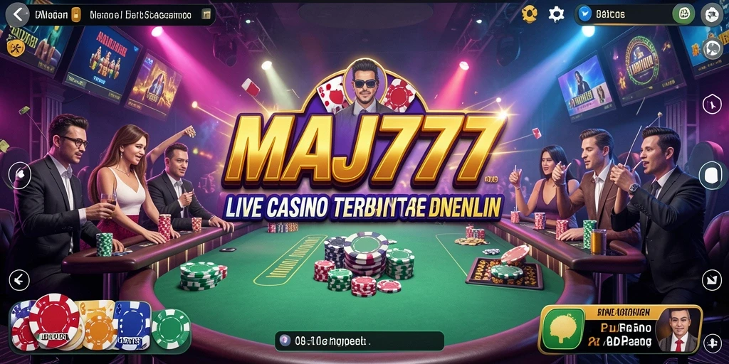 Tampilan gameplay langsung yang mendebarkan di MAJ777.