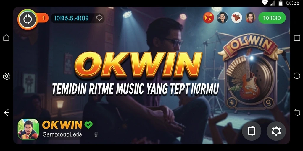 Gameplay seru dan interaktif di OKWIN, penuhi ritme musik!