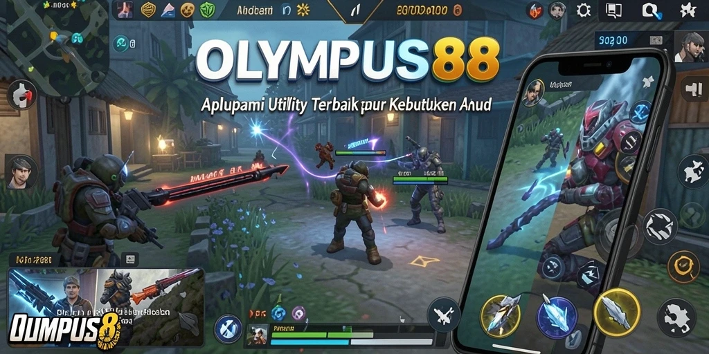 Tampilan antarmuka OLYMPUS88 yang intuitif dan menarik.