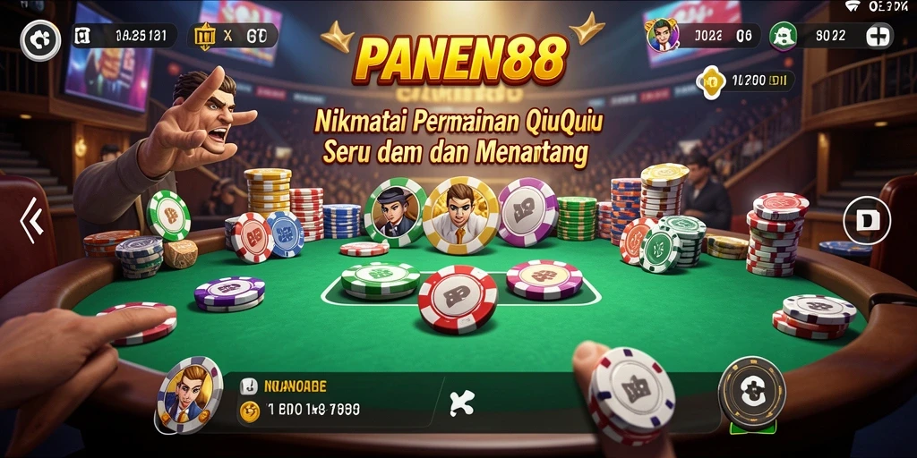 Tampilan gameplay seru PANEN88 saat bermain QiuQiu.