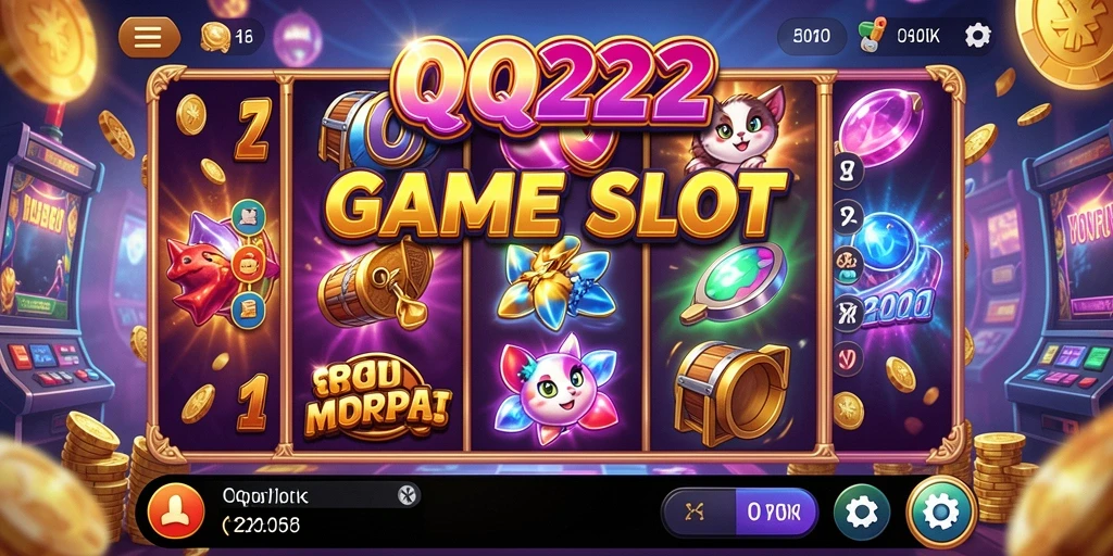 Screenshot gameplay QQ222 menampilkan keseruan dan desain slot yang menarik.