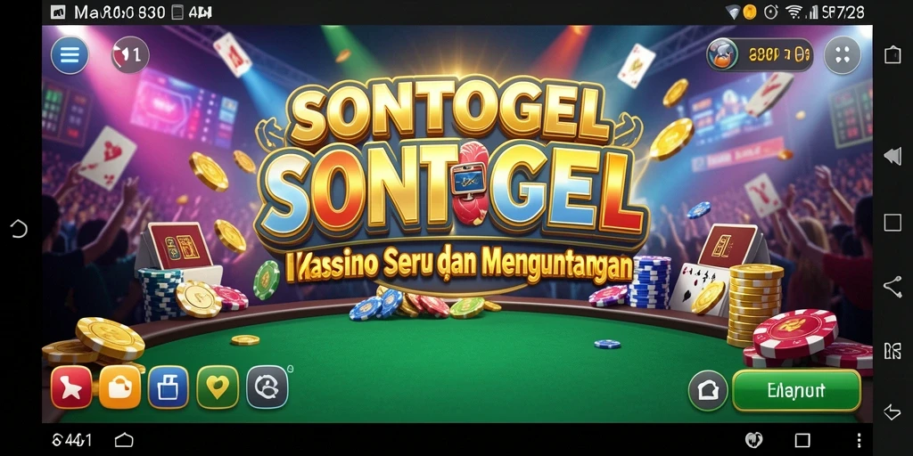 Screenshot gameplay SONTOGEL yang mendebarkan dan mengasyikkan.